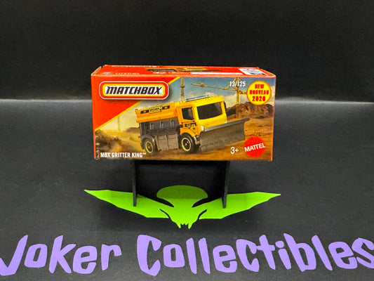 Matchbox Power Grabs 2026 Orange Matchbox Construction MBX Gritter King 13/125