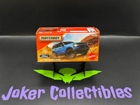 Matchbox Power Grabs 2026 Blue 2022 Ford Bronco Sport 10/125