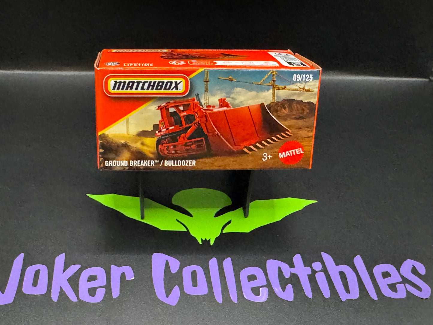 Matchbox Power Grabs 2026 Fire Watch Red Ground Breaker Bulldozer 09/125