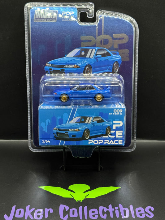 Pop Race Nissan Skyline GT-R BNR32 Bayside Blue 009 Enigma Exclusive