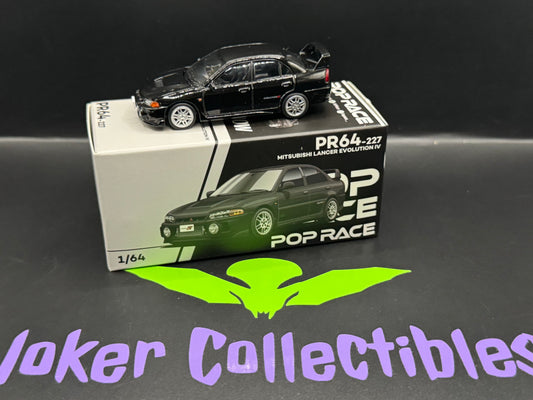 Pop Race Mitsubishi Lancer Evolution IV Black Pearl PR64-227