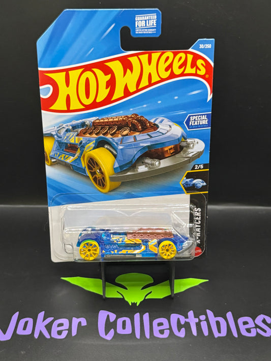 Hot Wheels 2026 Blue Yellow X-Steam 30/250 X-Raycers 2/5 B Case