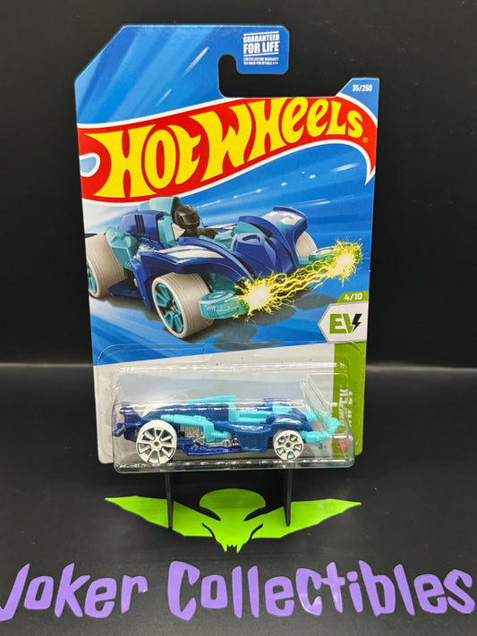 Hot Wheels 2026 Blue White Wattzup 35/250 HW EV 4/10 B Case