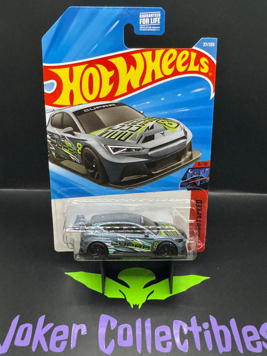 Hot Wheels 2026 Blue Grey Cupra e-Racer 37/250 Nightspeed 5/10 B Case
