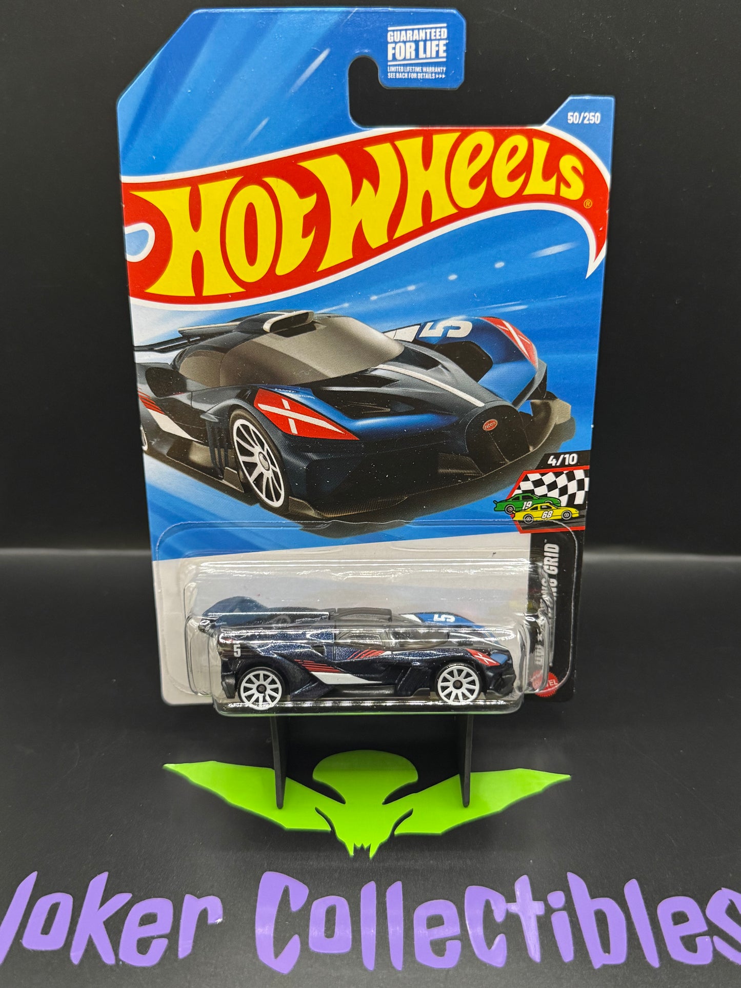 Hot Wheels 2026 Dark Blue Bugatti Bolide 50/250 HW Starting Grid 4/10 C Case