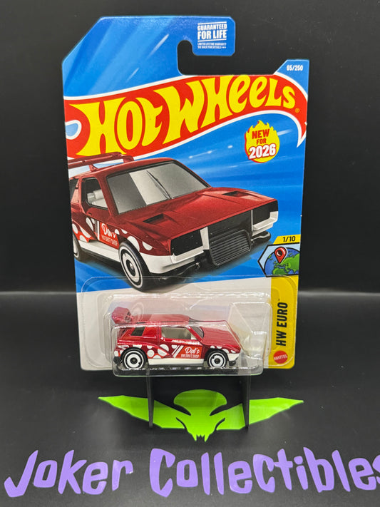 Hot Wheels 2026 Red Drift Box 65/250 HW Euro 1/10 B Case