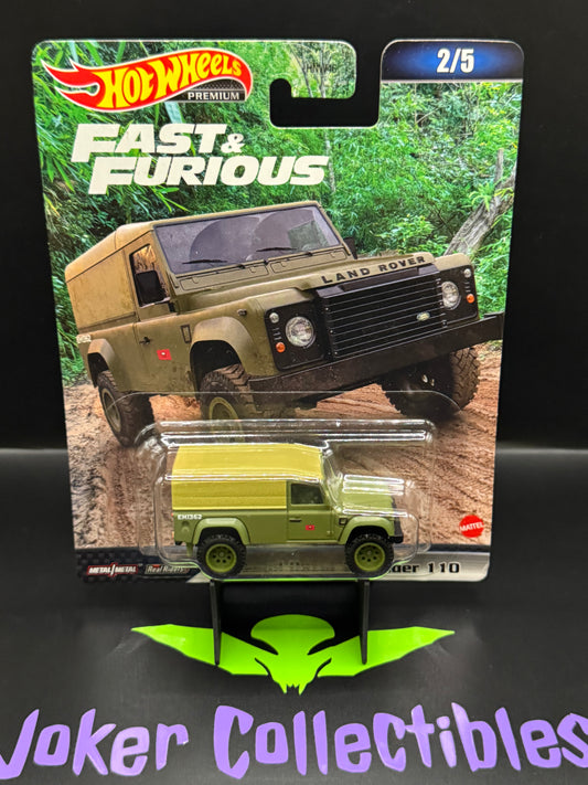 Hot Wheels Premium Fast & Furious F9 The Fast Saga Land Rover Defender 110 # 2/5