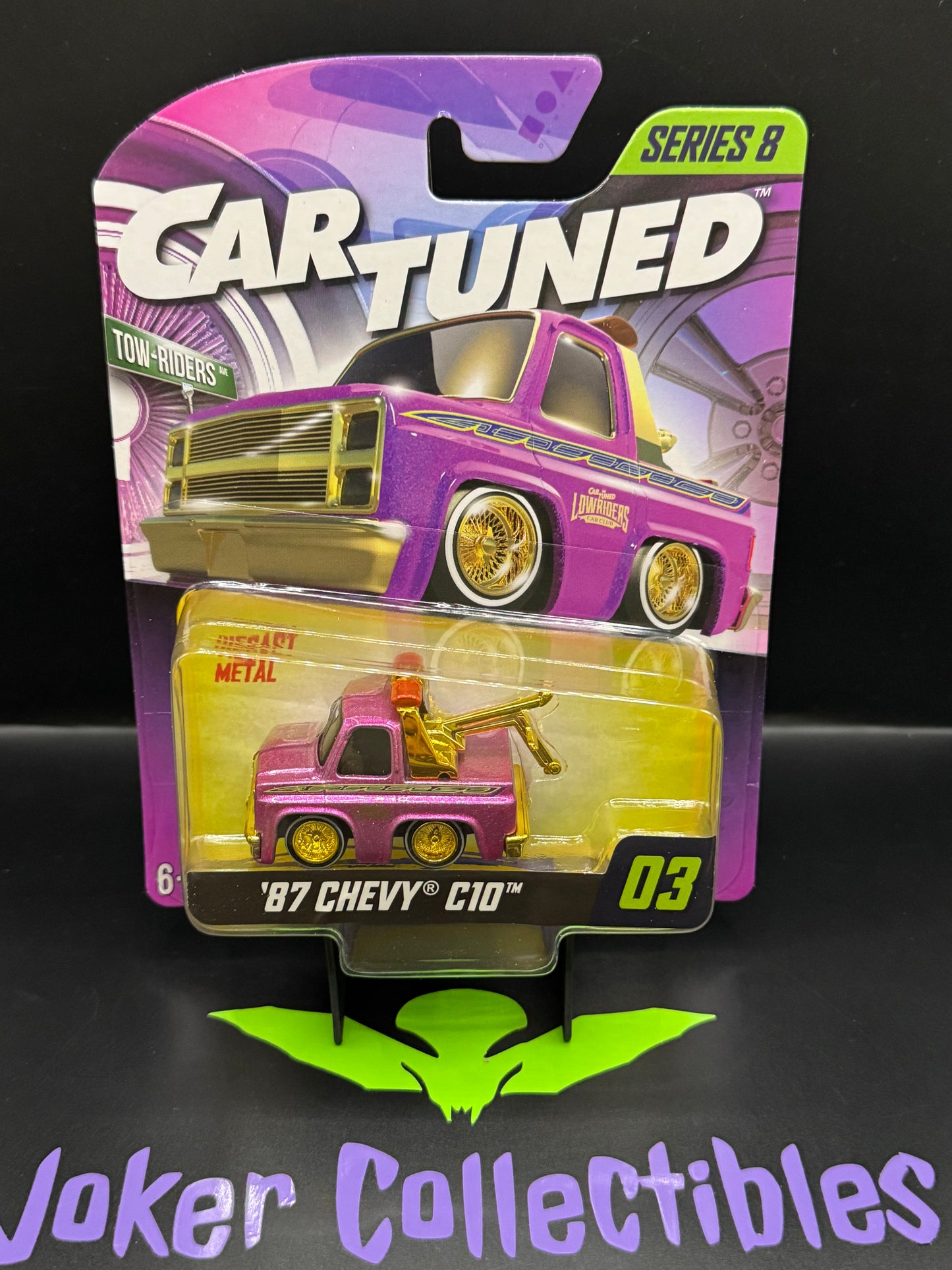 CarTuned Series 8 Mainline '87 Chevy C10 Tow-Riders # 03 Car Tuned