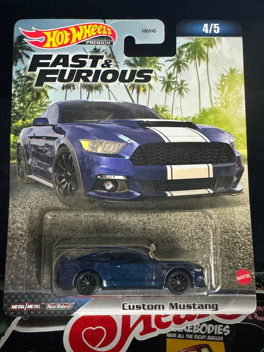 Hot Wheels Premium Fast & Furious F9 The Fast Saga Custom Mustang # 4/5