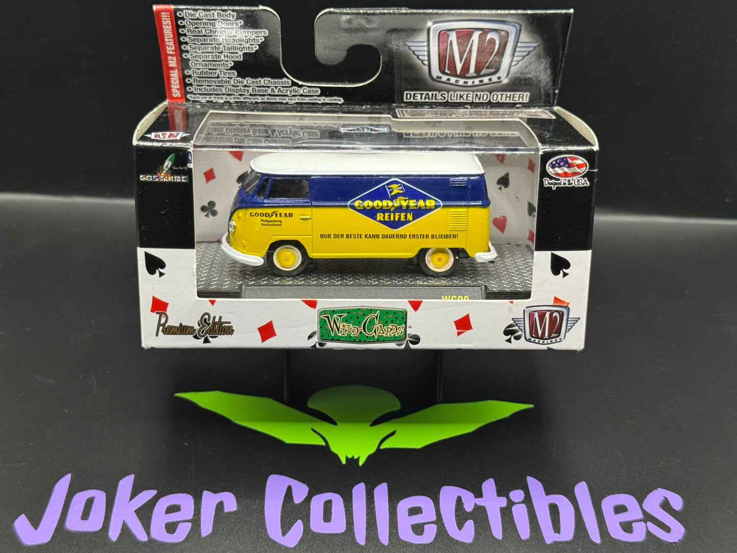 M2 Machines Wild-Cards Goodyear 1960 VW Delivery Van European Model WC09 15-55