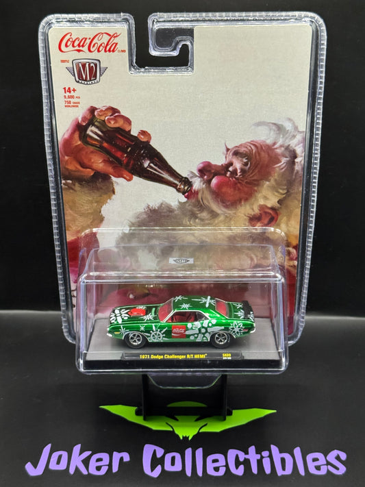 M2 Machines Coca-Cola Christmas 1971 Dodge Challenger R/T HEMI SK09 24-30