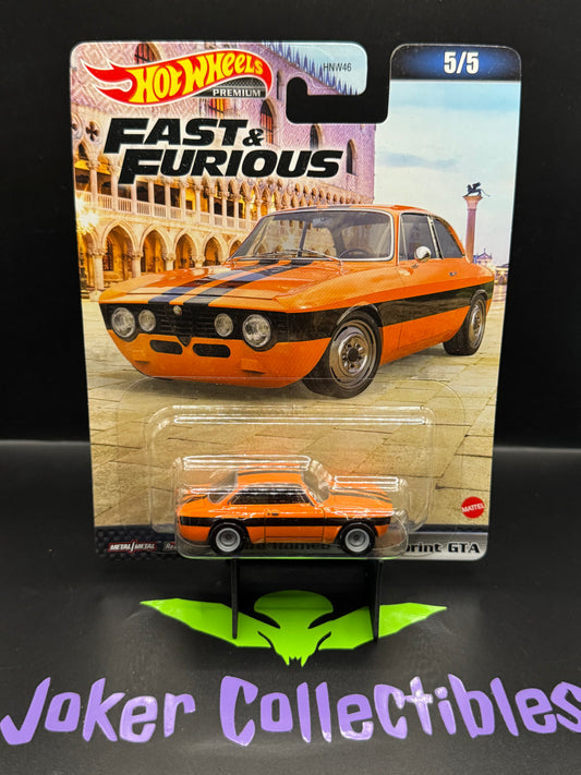Hot Wheels Premium Fast & Furious Fast X Alfa Romeo Giulia Sprint GTA # 5/5