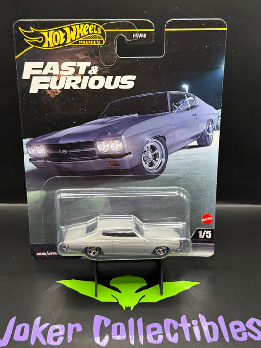 Hot Wheels Premium Fast & Furious 1970 Chevelle SS # 1/5