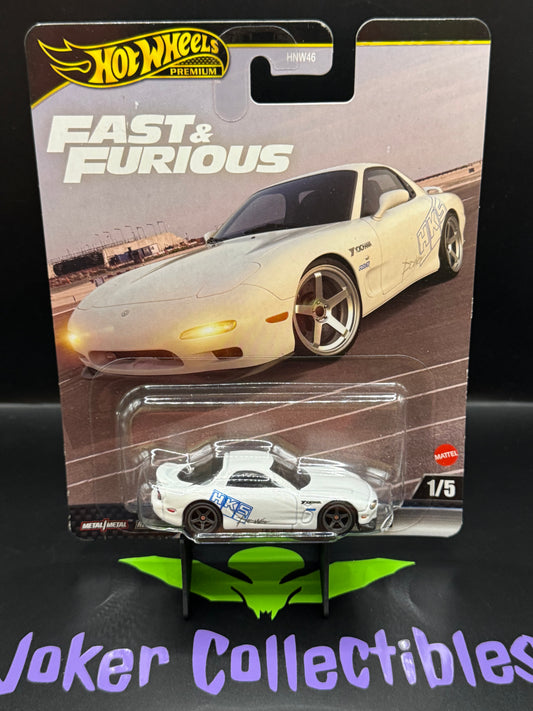 Hot Wheels Premium Fast & Furious HKS Mazda RX-7 FD # 1/5
