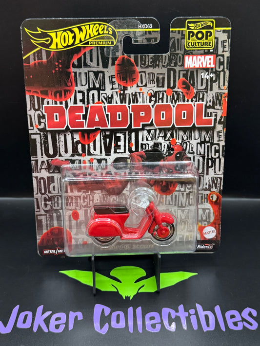 Hot Wheels Premium Pop Culture Marvel Deadpool Scooter