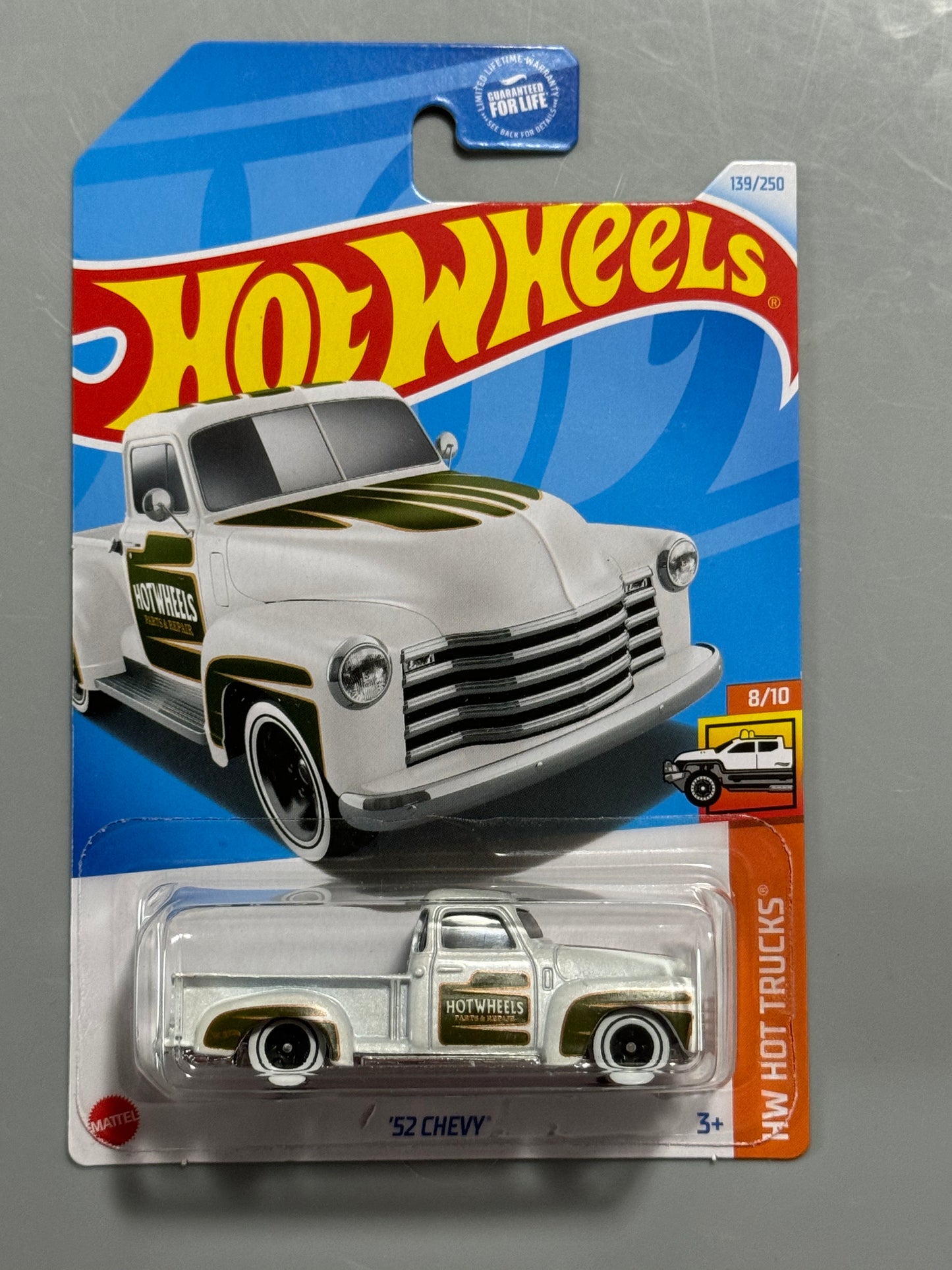 Hot Wheels 2024 '52 Chevy Truck # 139/250 HW Hot Trucks # 8/10 - H Case