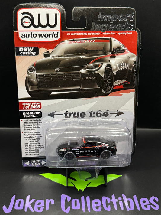 Auto World Import Legends Black 2023 Nissan Z Autoworldstore.com Exclusive