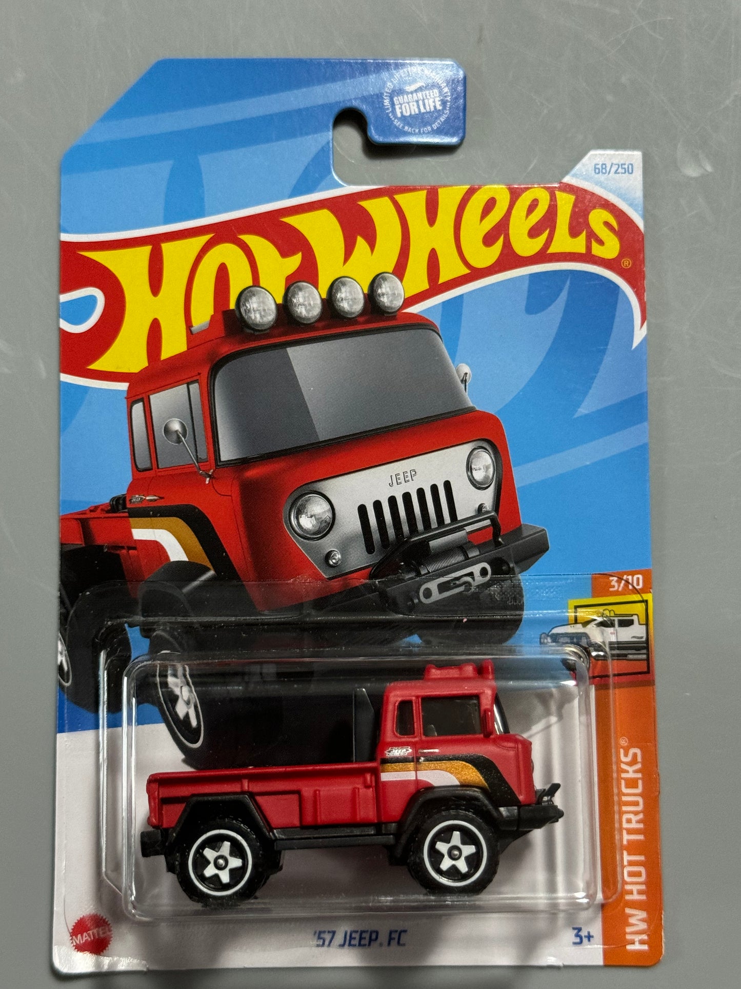 Hot Wheels 2024 Red '57 Jeep FC # 68/250 HW Hot Trucks # 3/10 - H Case