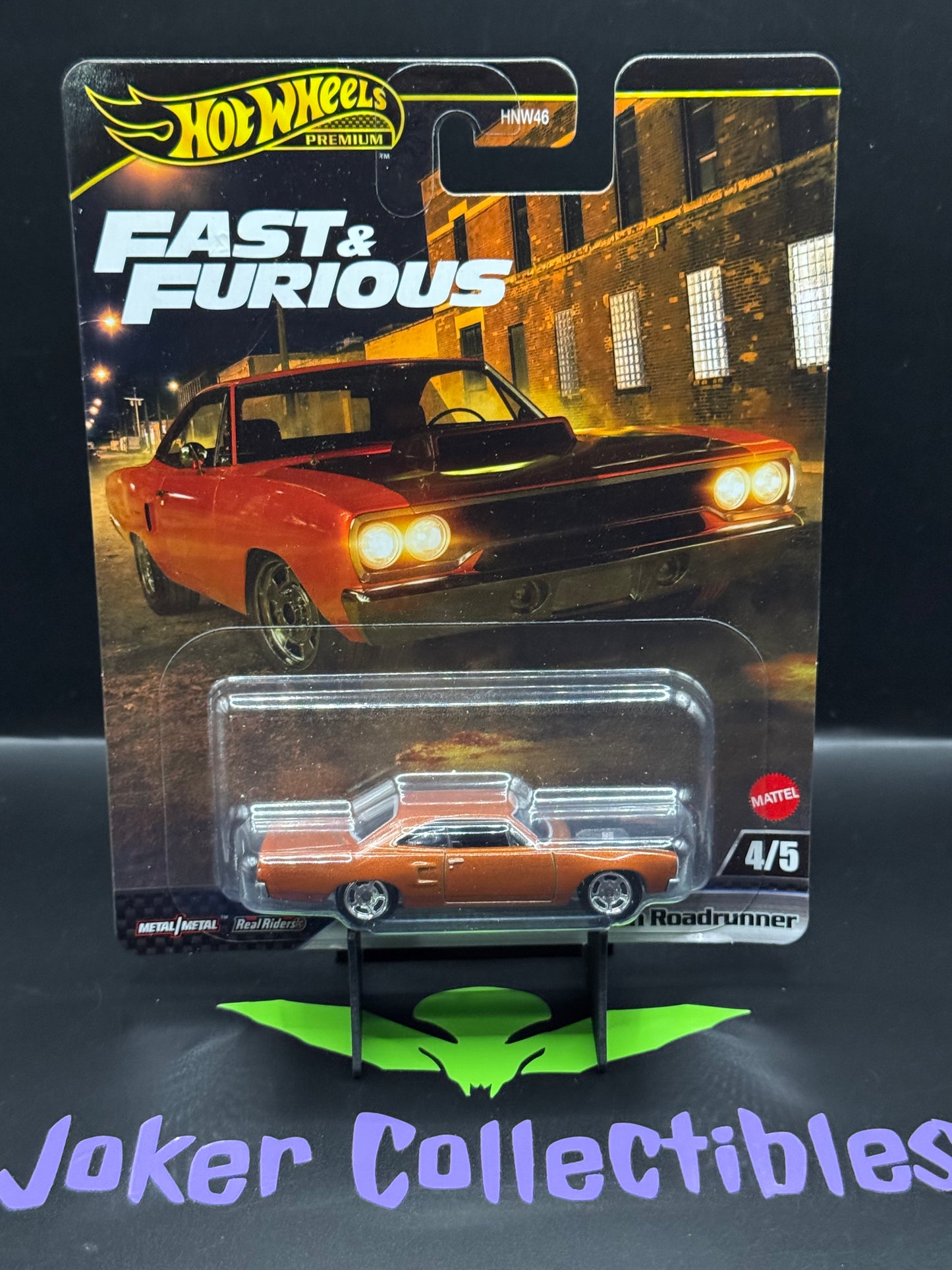 Hot Wheels Premium Fast & Furious Furious 7 1970 Custom Plymouth Roadrunner # 4/5