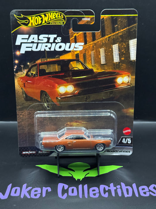 Hot Wheels Premium Fast & Furious Furious 7 1970 Custom Plymouth Roadrunner # 4/5