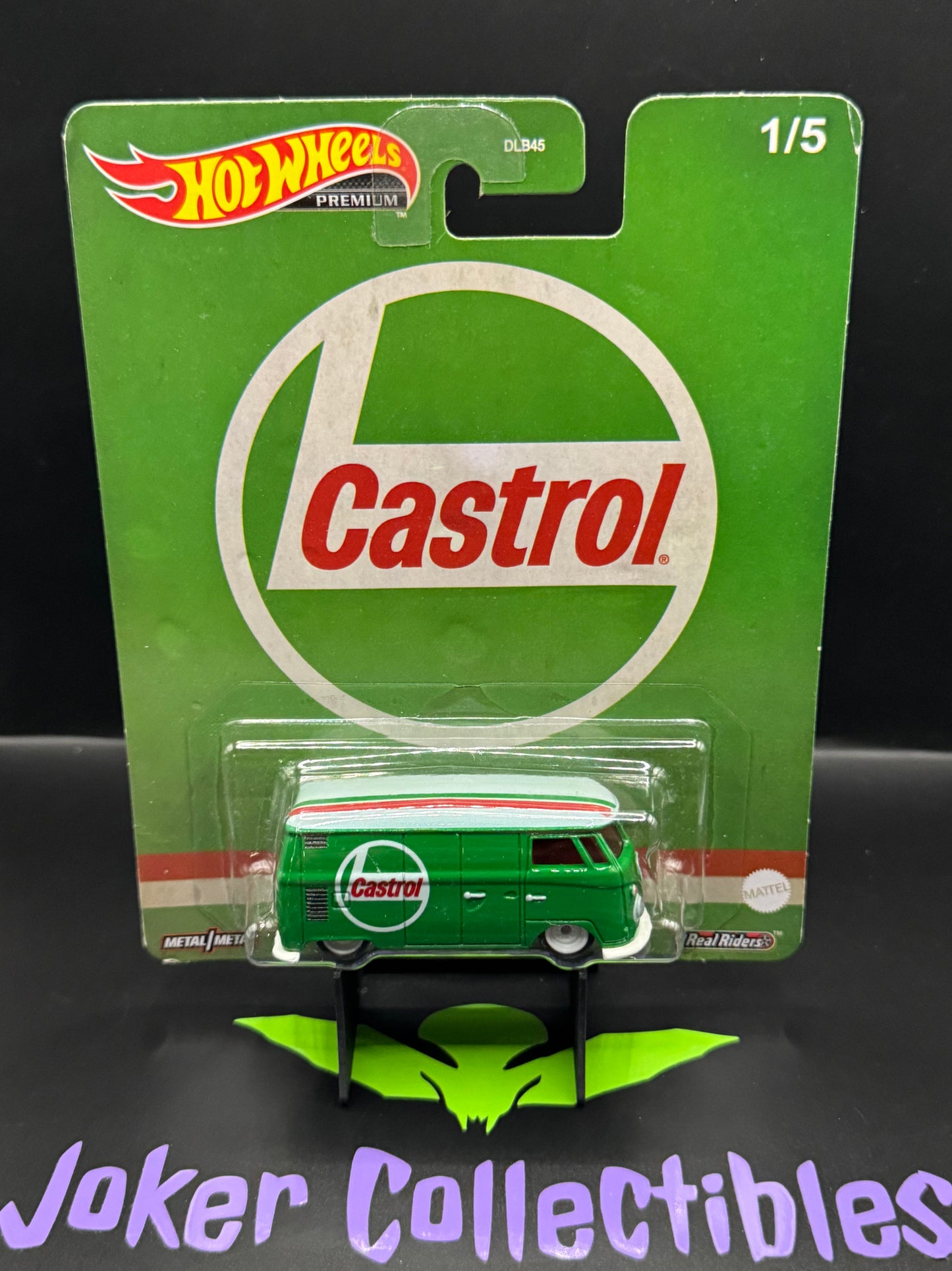 Hot Wheels Premium Pop Culture Castrol Volkswagen T1 Panel Bus