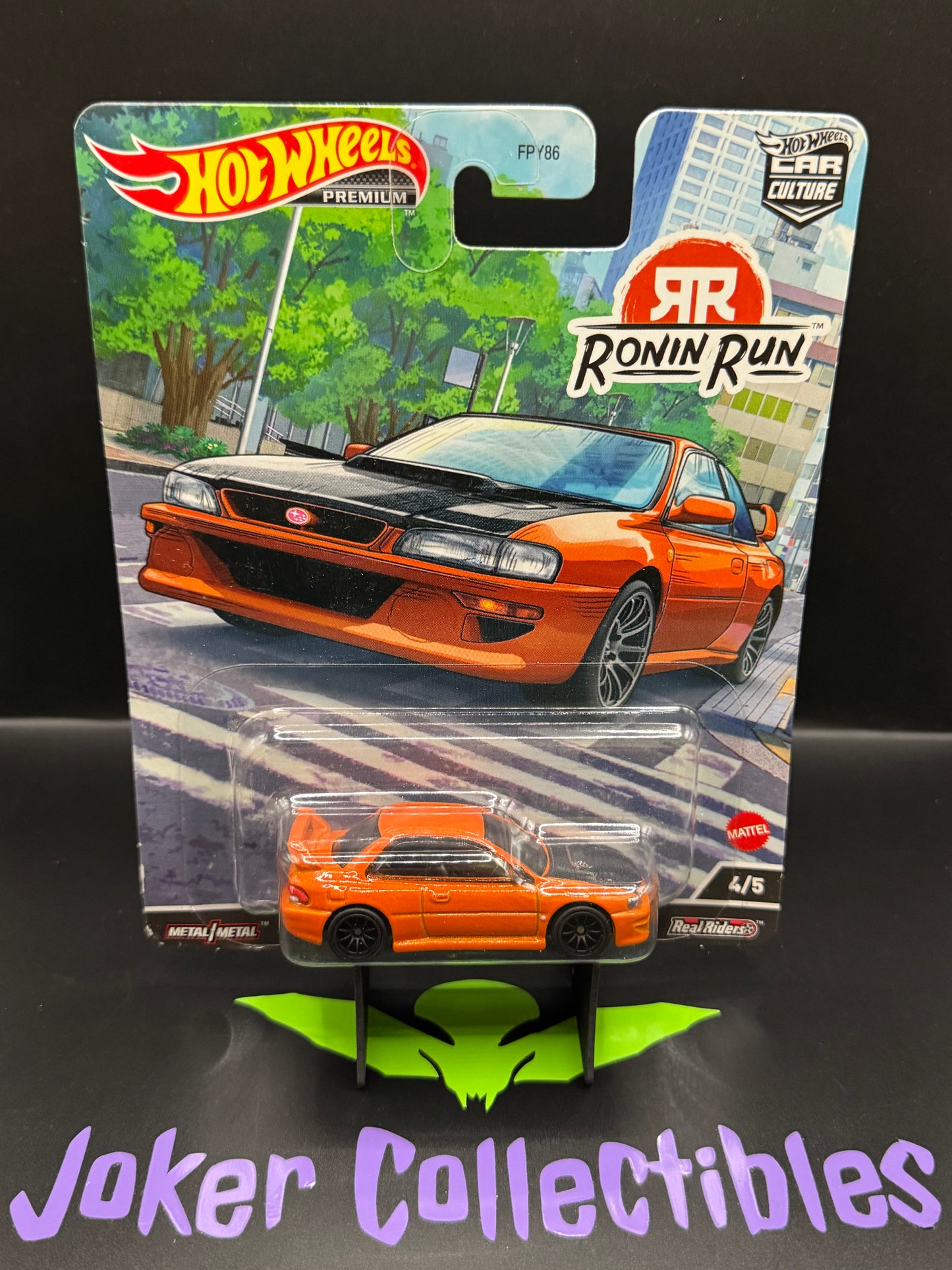 Hot Wheels Premium Car Culture Ronin Run '98 Subaru Impreza 22B-STi Version # 4/5