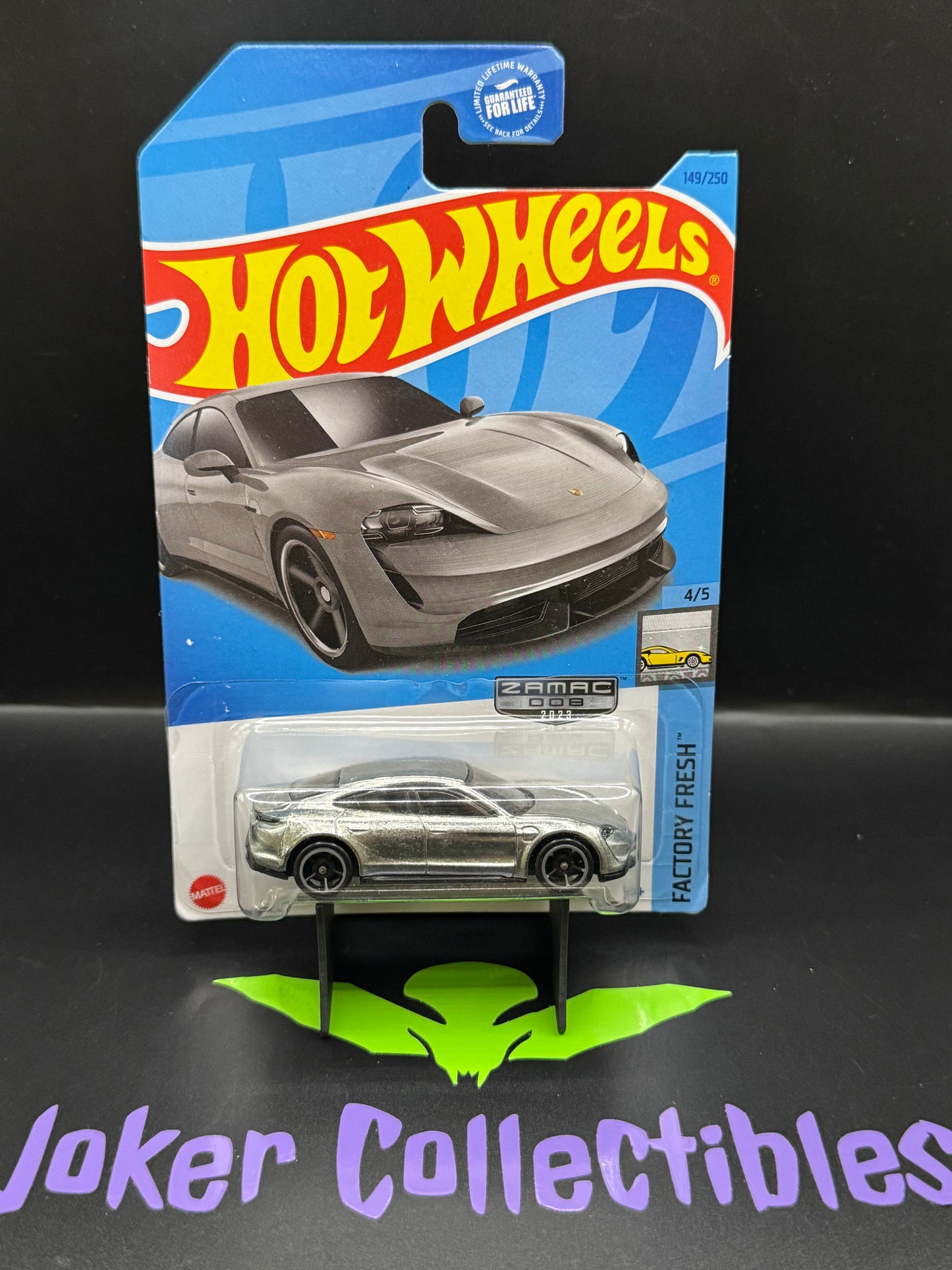 Hot Wheels 2023 Zamac 008 Porsche Taycan Turbo S 149/250 Factory Fresh 4/5