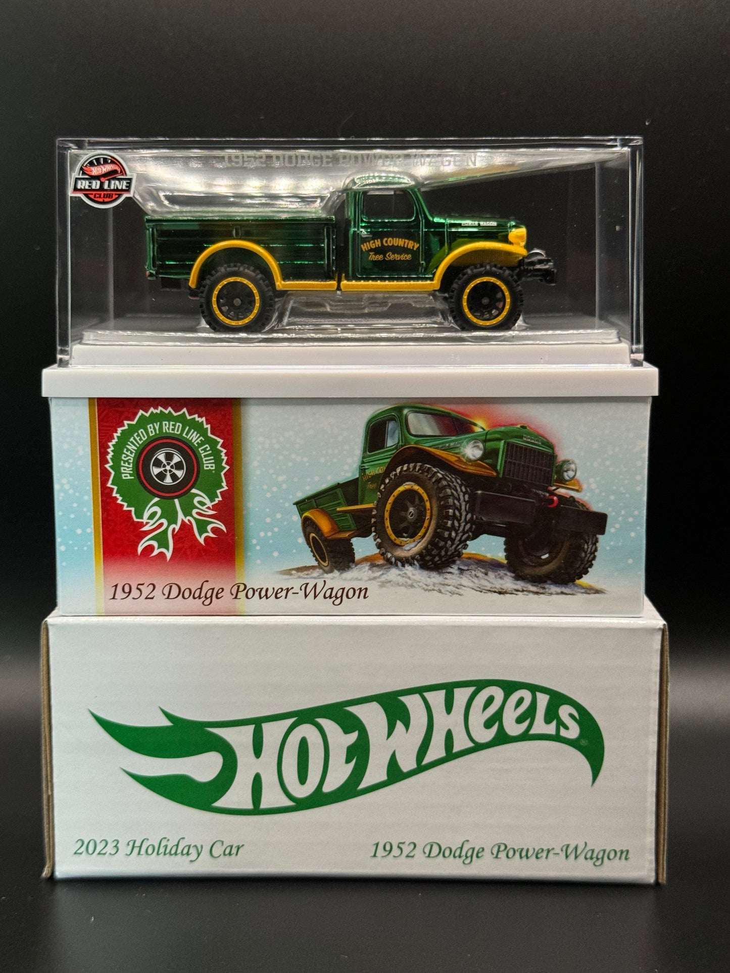 Hot Wheels 2023 Exclusive RLC Holiday 1952 Dodge Power Wagon Low Number # 1616