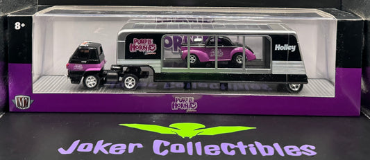 M2 Machines Auto-Haulers Purple Hornies 1970 Dodge L600 COE & 1941 Willys Coupe R62 22-31