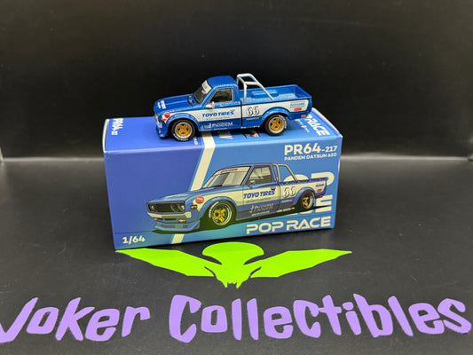 Pop Race Toyo Tires Blue Pandem Datsun 620 Pickup PR64-217