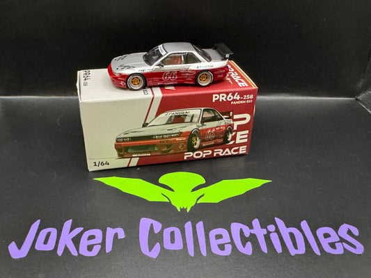 Pop Race Pandem Nissan Silvia S13 Moontech Red PR64-258