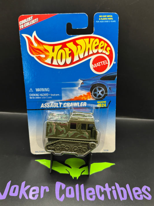 Hot Wheels Green Camouflage Assault Crawler Collector # 624