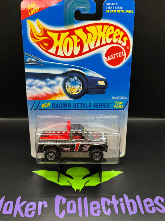 Hot Wheels Racing Metals Series Chevrolet Race Truck # 1 of 4 Collector # 336