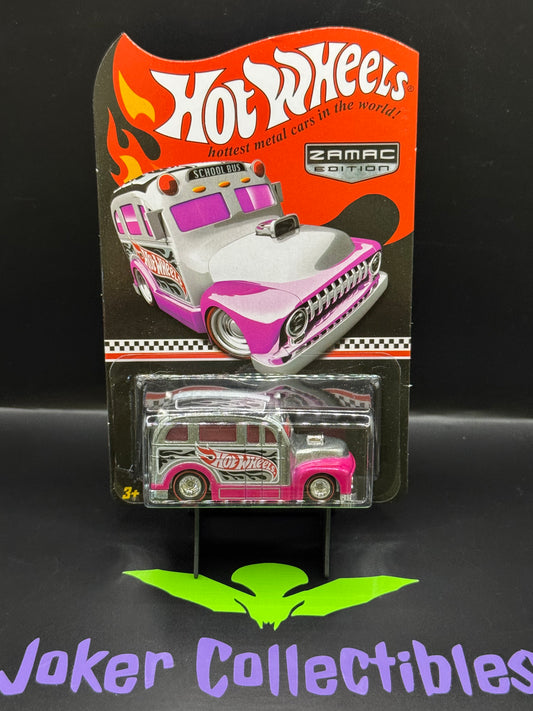 Hot Wheels 2013 Collector Edition Walmart Mail In Zamac School Busted Spectraflame Pink