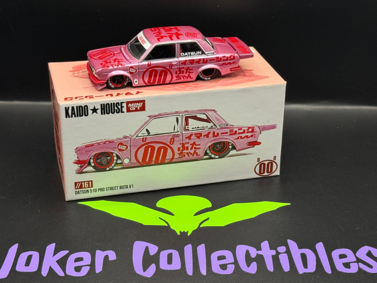 Kaido House Datsun 510 Pro Street Buta V1 Pink KHMG161 Chase Chance