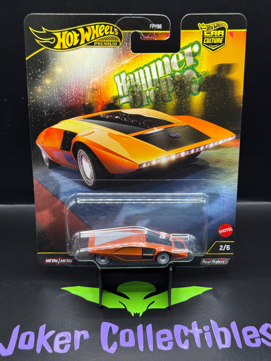 Hot Wheels Premium Car Culture Hammer Drop Lancia Stratos Zero # 2/5