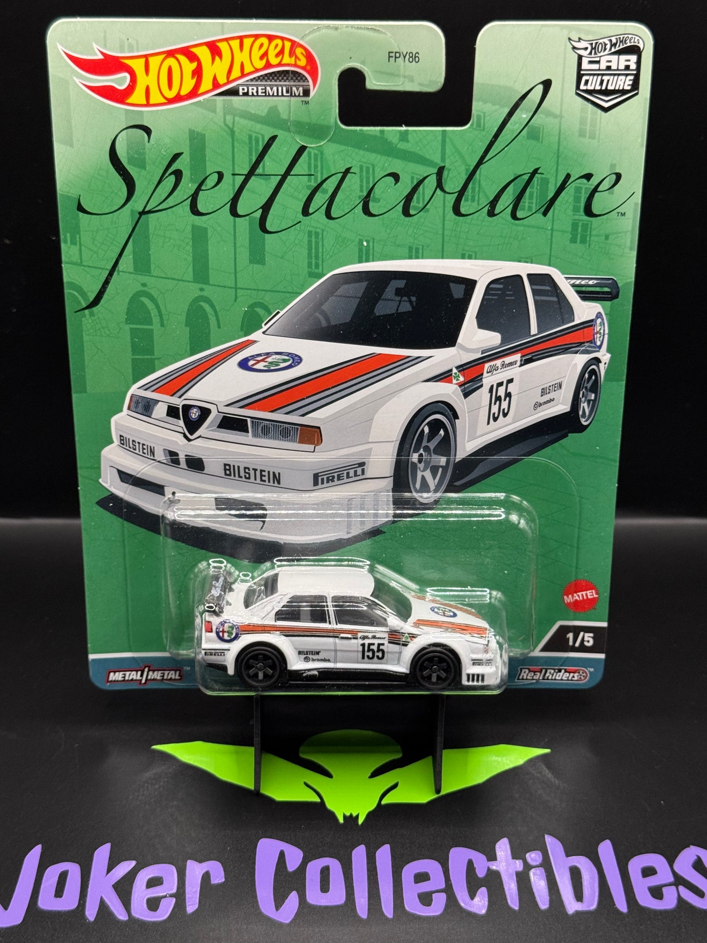 Hot Wheels Premium Car Culture Spettacolare Alfa Romeo 155 V6 Ti # 1/5