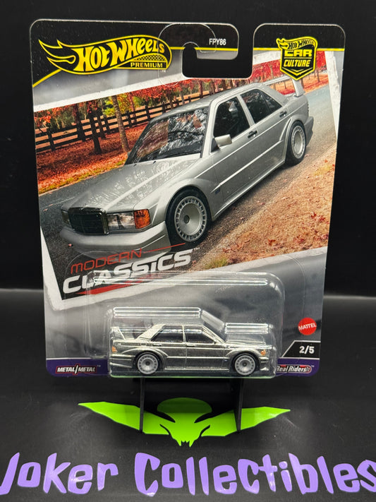 Cracked Blister Hot Wheels Premium Car Culture Modern Classics 1990 Mercedes-Benz 190 E 2.5-16 Evolution II # 2/5