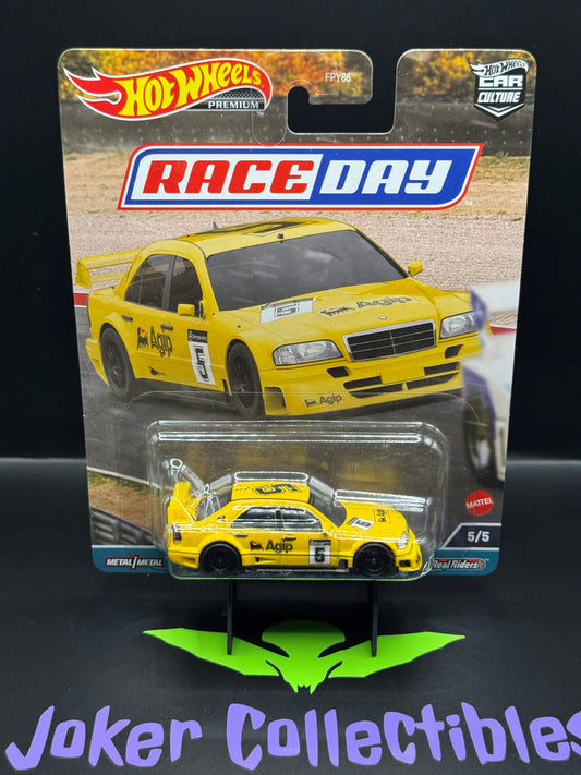 Cracked Blister Hot Wheels Premium Car Culture Race Day '94 AMG-Mercedes C-Class DTM Touring Car # 5/5