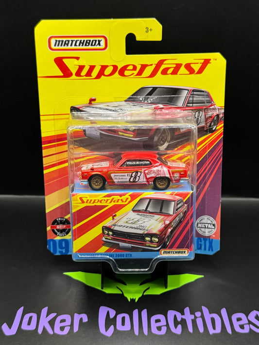 Matchbox Superfast Red 1971 Nissan Skyline 2000 GTX # 09