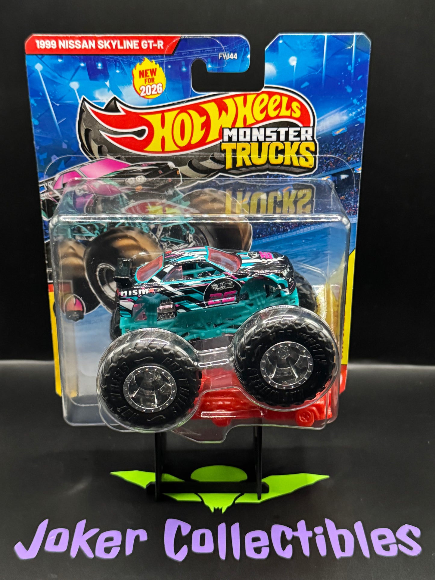 Hot Wheels Monster Trucks 2026 1999 Nissan Skyline GT-R Freestyle Wreckers 6/11