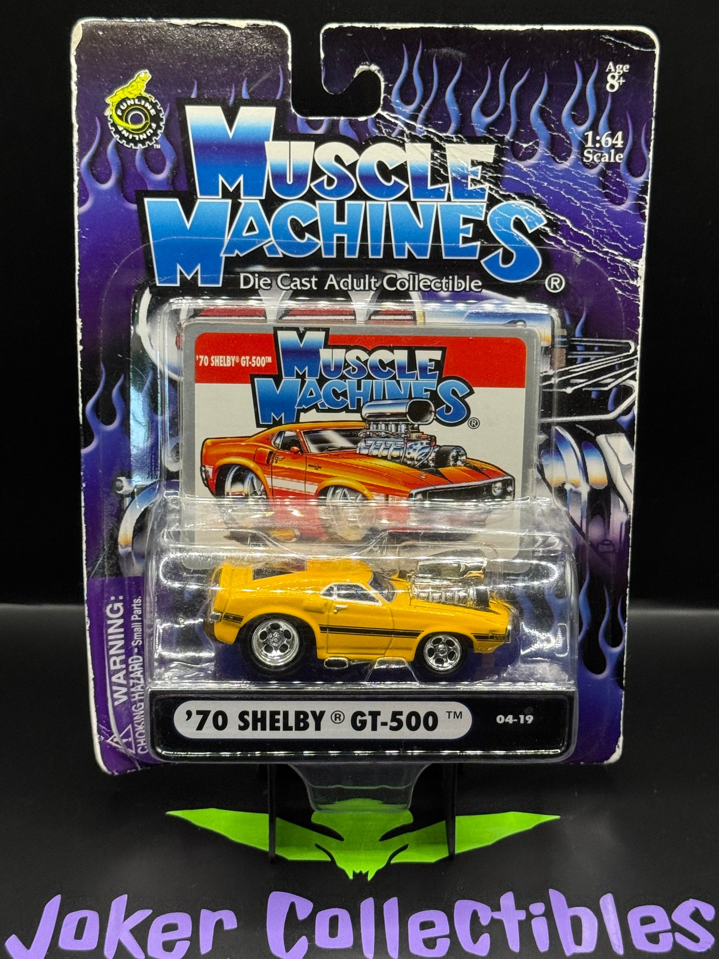Funline Muscle Machines Yellow '70 Shelby GT-500 04-19