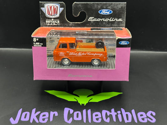 M2 Machines Orange 1964 Ford Econoline Truck R71 22-24