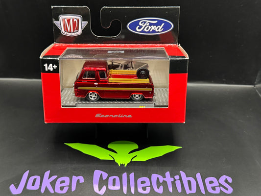 M2 Machines Candy Red 1964 Ford Econoline Truck R87 25-02