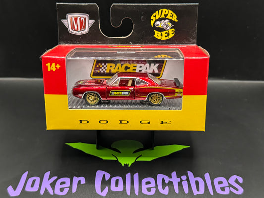 M2 Machines Candy Red Racepak 1970 Dodge Super Bee HEMI R71 22-47