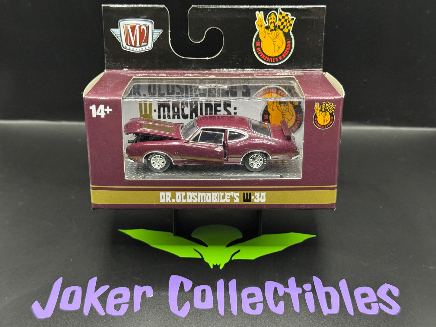 M2 Machines Maroon 1970 Oldsmobile Cutlass 442 W-30 R75 24-10