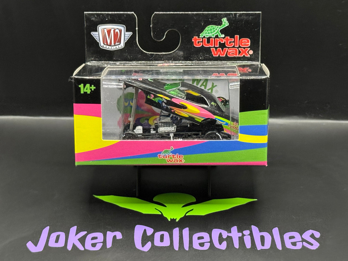 M2 Machines Turtle Wax Black 1971 Dodge Challenger Funny Car S135 25-22