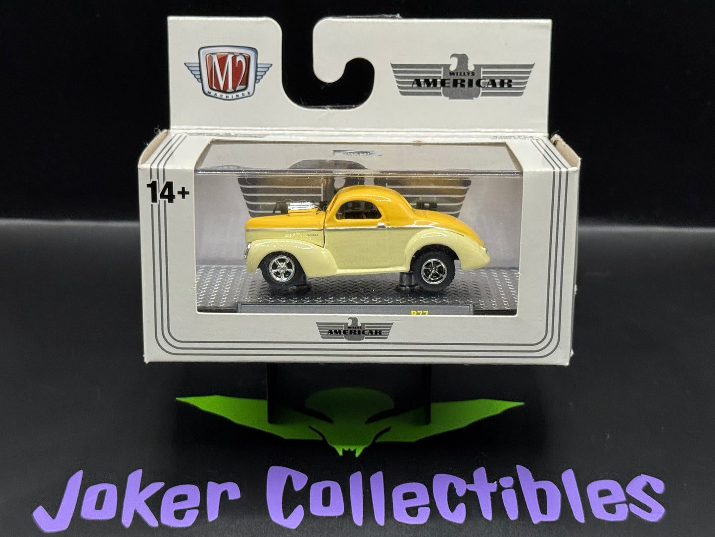 M2 Machines Yellow 1941 Willys Coupe R77 23-26