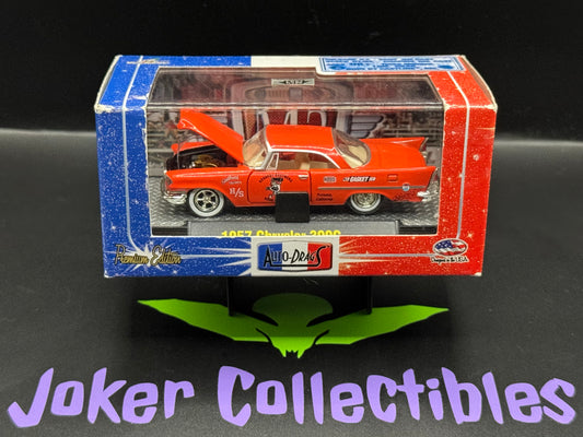 M2 Machines Auto-Drags Orange Red 1957 Chrysler 300 Release 03 10-03