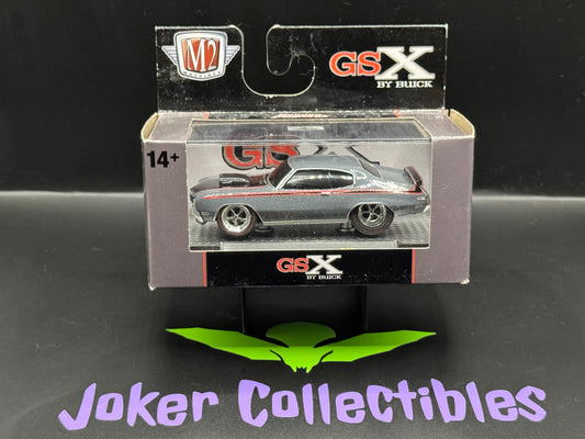 M2 Machines Ground Pounders Gray 1970 Buick GSX R26 23-15